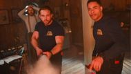 Bode and Jake battling the fire (Image Source: Instagram @firecountrycbs)